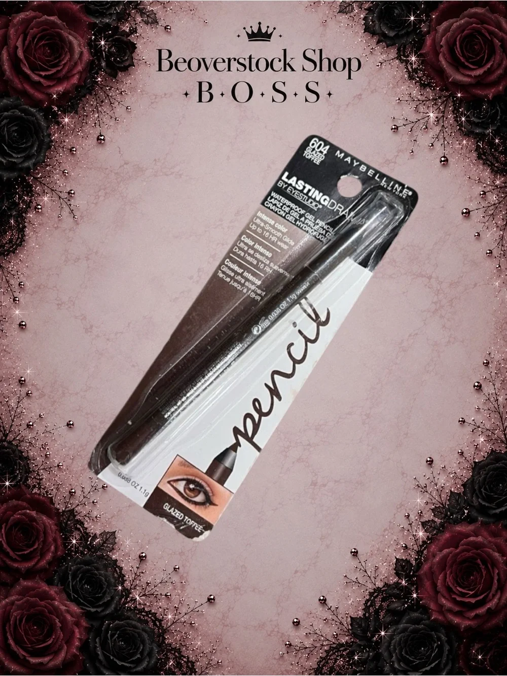New Maybelline Lasting Drama Waterproof Gel Pencil – Glazed Toffee 604